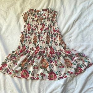 Rose and Olive Floral Blouse